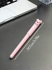 1/5/10 Pieces Of Customizable Bear Writing Pens, Heat-Sensitive Erasable Pens, Back-To-School Writing Supplies, Personalized Business Pens, Ballpoint Pens - Multicolor - View 2