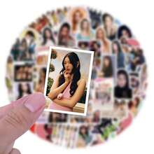 61 PCS Katseye Stickers Deluxe Collection | High-Aesthetic Stickers | Multi-Scene Adhesive: Compatible With Computers, Laptop, Tablet, Skateboards, Luggage, Guitars, Helmets, Insulated Cups, Journal Collage, Gift Wrapping Stickers, Art & Crafts - Multicolor - View 5