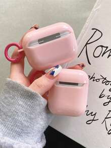 Bunnies Cute Pink Rabbit Earphone Case, Compatible With Airpods Earphone Case, Apple 1/2 Generation Protective Case, Compatible With Airpods Pro Anti-Fall Case With Lanyard Loop - Multicolor - View 7