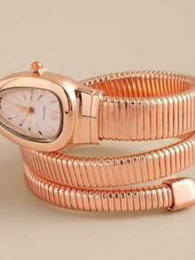 1 chiếc đồng hồ nữ mặt số La Mã đính đá toàn bộ, dây thép không gỉ tối giản, máy quartz, thích hợp đeo hàng ngày, làm quà sinh nhật, quà kỷ niệm, quà tặng cuối năm, quà ngày độc thân, quà Halloween. Không kèm hộp quà. - Hoa hồng vàng - Xem 3