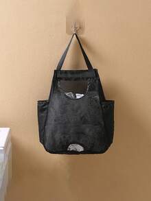 Dispensador de bolsas de basura montado en la pared, soporte lavable para bolsas de plástico y organizador de almacenamiento de cocina, solución de almacenamiento de bolsas de basura de cocina, organizador de bolsas de compras y bolsas de plástico, serie de estantes de almacenamiento retráctiles montados en la pared - Multicolor - Ver 8