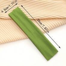 1PC Sports Yoga Hair Band Solid Running Absorb Sweat Headband For Women Men Adjustable Make Up Hair Accessories Headwrap Women Head Scarf Work Out Sweatband - Multicolor - View 33