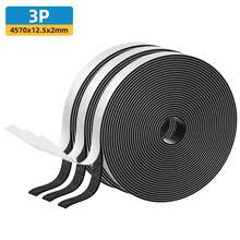 Magnetic Tape With Adhesive Backing, Single Roll Flexible Magnet Strip For Home & Office Organization - Black - View 10