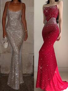 12片/包 熨烫式水钻贴纸，水晶闪光热熔装饰贴片，适用于DIY工艺品、服装（经典款） - 彩色 - 查看 9