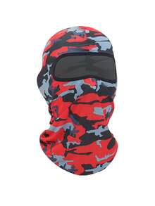 1pc/2pcs Unisex Solid Color Camouflage Balaclava Face Mask, Breathable Outdoor Sports Neck Gaiter, Suitable For Daily Outings, Cycling, Hiking, Fishing And More - Multicolor - View 12