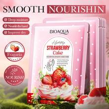 1/3/5pairs Strawberry Cake Nourishing And Smoothing Hand Mask, Specially Designed For Dry, Chapped Hands, It Moisturizes, Soothes, And Deeply Nourishes, Creating A Comfortable Autumn/Winter Look, Suitable For Autumn/Winter Seasons, Y2K, Halloween, Parties, New Year's, Thanksgiving, And Other Occasions, It Also Makes A Wonderful Gift.
