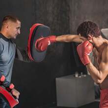 Curved Muay Thai Pad Kicking Shield Training Equipment Kick Muay Thai Pad Kickboxing Strike Coaching Martial Arts(Only 1pc) - Multicolor - View 1