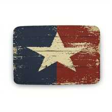 Texas Flag Doormat - Non-Slip Entry Mat With Texas State Design (Red, White, Blue) - Machine Washable Floor Mat For Front Door, Bathroom, Kitchen, Living Room - Indoor/Outdoor Use - Texan Home Decor Gift, Durable Polyester, Antislip Backing, Housewarming Gift - Black - View 9