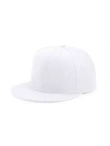 1顶男女通用简约纯色棒球帽，后扣式，适合日常佩戴、旅行和聚会。 - 彩色 - 查看 3