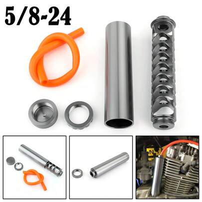 5/8-24 Aluminum Single Core Fuel Filter For NAPA 4003 WIX 24003 OD 1.358" Ti