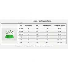 2Pcs/ Set Toddler Baby Girl St Patricks Day Dress Outfit Shamrock Clover Long Sleeve Sweatshirt Tulle Tutu Skirt Dress Clothes 0-5Years (White And Green) - 杏色 - 查看 6