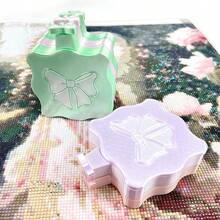 1Pc Cute Bow-Shape Magnetic Diamond Painting Tray With Separate Lid – Easy Sorting & Storage - Multicolor - View 6