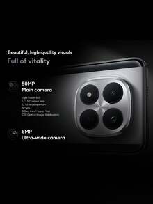 Xiaomi POCO M8 Pro 5G Global Version, Qualcomm® 7s Gen 4 Processor, 6.83" CrystalRes AMOLED Display, 50MP Main Camera, 32MP Front Camera, 6500mAh (Typical) Battery, 100W HyperCharge, Google Gemini MIUI HyperOS 2, IP68, IP69, IP69K - Black - View 5