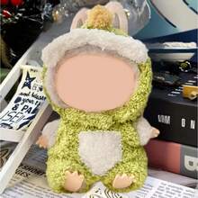 Set de costume drăguț cu tematică animală - păpuși de pluș albină/dinozaur/rață, figurine decorative adorabile, cadou creativ pentru fete (articol de Ziua Îndrăgostiților moale și vindecător) - Costume de păpușă 4 - Vizualizare 5