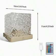 1 chiếc đèn tạo không khí sóng nước, đèn trang trí phòng ngủ, đèn ngủ để bàn, thích hợp cho phòng ngủ, phòng khách, văn phòng, tiệc tùng, sinh nhật. - Nhiều màu - Xem 12