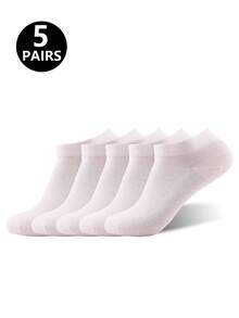 5/10 Pairs Minimalist Casual Boat Socks For Everyday Wear - Multicolor - View 21