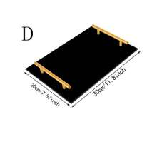 1pc Acrylic Tray With Gold-Color Handle, Suitable For Vanity, Bathroom, Kitchen, Nightstand Storage And Display - Multicolor - View 11