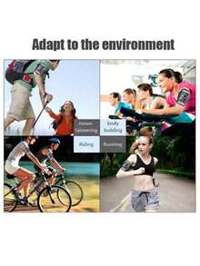 1pc Sports Arm Bag, Fitness Phone Wristband Pouch, Running Bag, Fits Phones Under 5.5 Inches, Waterproof & Sensitive Touch Screen - Multicolor - View 3