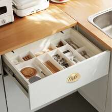 New Chinese Style Creative Seashell Handles, Retro Chinese Medicine Cabinet Handles, Ming And Qing Dynasty Style Handles, Brushed Copper Antique Bronze Drawer Handles. - Gold - View 3