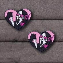 Alfileres de mochila divertidos - Pines de esmalte con fantasmas lindos (suministro a granel, se pueden decorar sombreros) - Broche de calavera Kawaii, pines de esmalte de calavera de aleación, estilo de terror, mejor regalo de cumpleaños y graduación