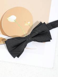 1件男士时尚优雅花卉条纹领结，适合商务、宴会、派对、婚礼、西装、正装等场合。 - 彩色 - 查看 12