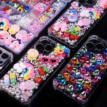 3980 Pcs Junk Case Charms Kit For Phone CaseSlime Craft Cute Nail Art Charms - C1#樣式 3 - 查看 6