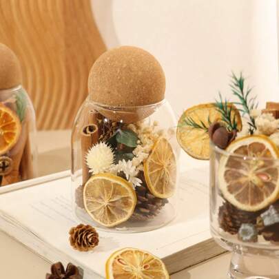 10pcs/20pcs/30pcs/40pcs Artificial Decorative Dried Plants, Lemon Slices, Cinnamon Sticks, Suitable For DIY Handmade Crafts, Aromatherapy, Soap Making, Holiday Decorations, Home Decor In Living Room, Bedroom, Office, Cafe