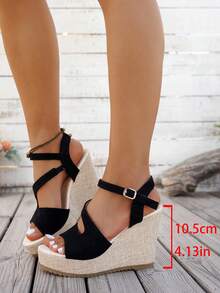 Women Wedges & Flatform - Black - View 7