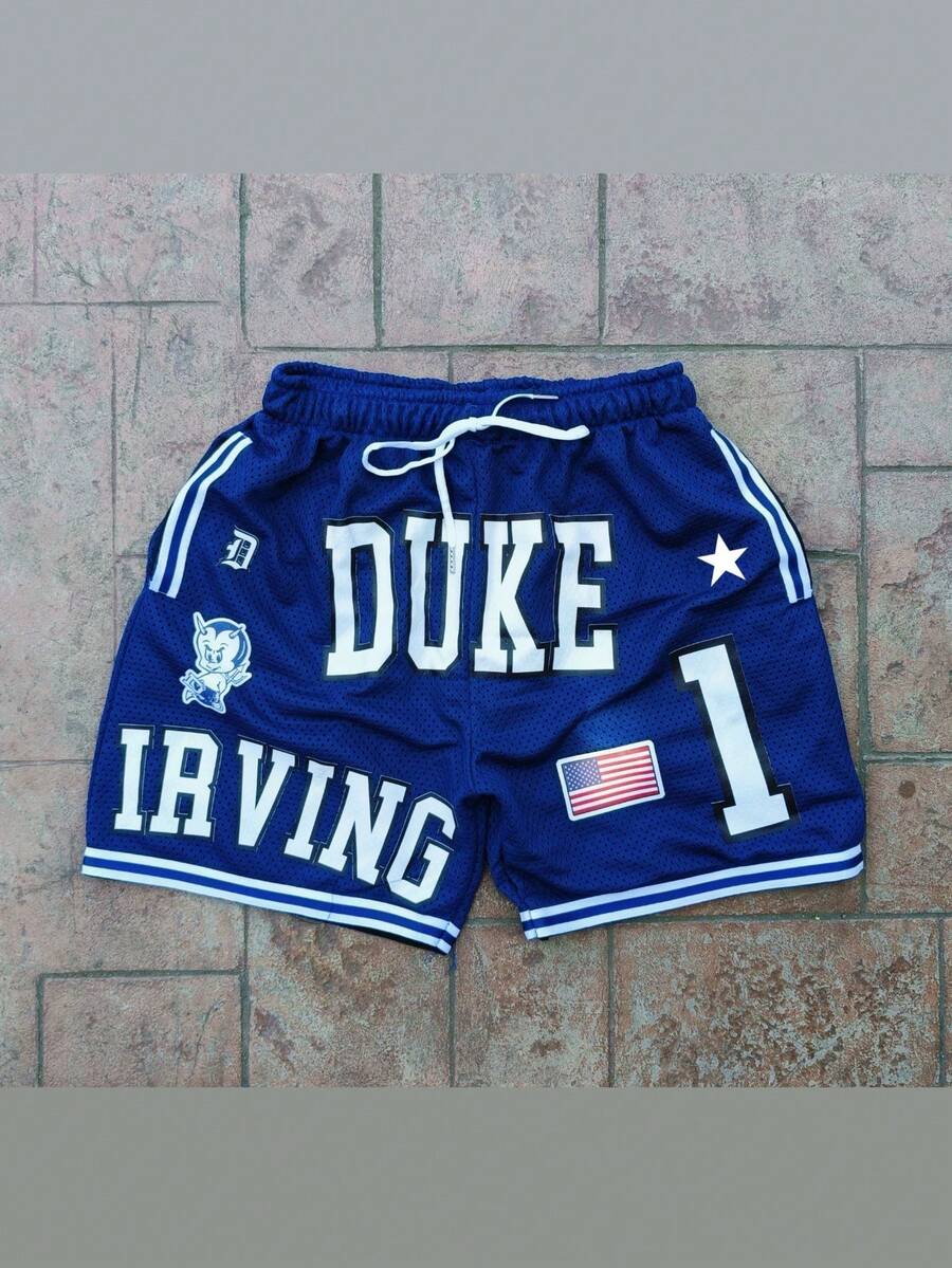 Men's Shorts,Men's Athletic Shorts, Basketball Sports Loose-Fitting Athletic Pants, Men's Breathable Shorts - STA-459 - Xem 1