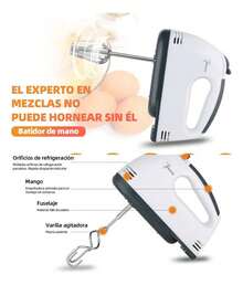Batidora de Mano Electrica de Cocina con 7 Velocidades - Blanco - Ver 1