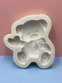 Khuôn silicon hình gấu làm mousse, khuôn silicon hình gấu làm bánh sô cô la, khuôn silicon làm bánh epoxy resin. - Nhiều màu - Xem 12