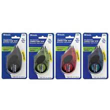 Correction Tape 5 Mm X 236 Easy To Use Applicator White Out For Instant Corrections In Office School And Home 1 Unit Random Color - 1 gói - Xem 7