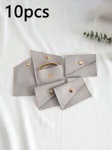 50/10/1pc Microfiber Gift Pouch Small Jewelry Presents Pouches For Necklace Christmas Wedding Gift Package Envelope Bags Small Gift Packaging For Children Birthday Favor Candy Pouches Microfiber Velvet Bag Gift Bags - CX-cFX - View 37