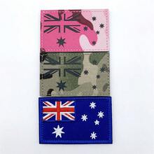 Australian Flag Camo Patch - IR Reflective Tactical Badge With Hook & Loop Fastener For Vests, Hats, Backpacks & Jackets - Multicolor - View 5