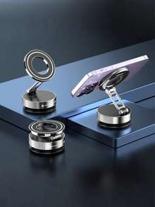 Foldable MagSafe Car Phone Mount, 360° Three-Axis Adjustment, Vacuum Magnetic Base For Navigation, Compact & Durable - Support - View 14