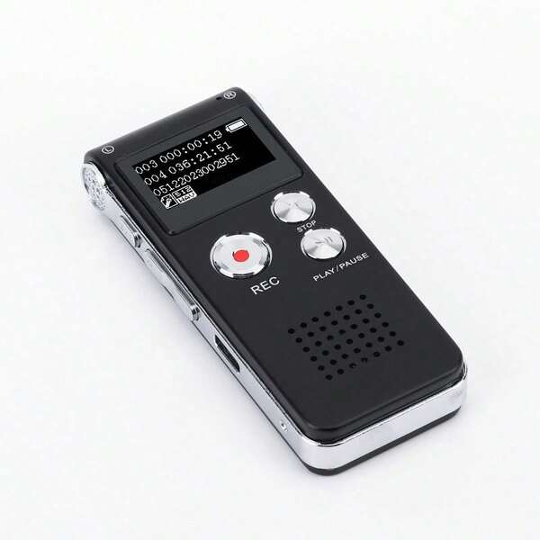 Digital Voice Recorder - Type-C Charging, Multifunctional, Supports MP3 Playback, Clear Recording, Suitable For Students, Teachers And Journalists