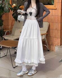 Women Skirts - White - View 10