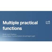 EU Plug Power Strip With 3 AC Outlets +2 USB Ports+ 1 Type C, 6-In-1 Plug Socket Adapter Wireless Wall Charger For Home Office - EU E Type Plug(220-240V) - View 3