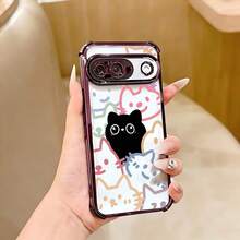 苹果phonecase闪亮黑猫867JPSJQNDDKiPhone11圣诞礼物11Pro新年礼物IPhone17Pro男女朋友14ProMax生日礼物 - 濃い紫 - チェックする 3