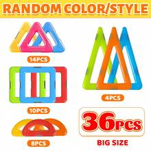 Bộ đồ chơi nam châm cho trẻ em, khối xây dựng nam châm, đồ chơi giáo dục STEM, giúp phát triển khả năng thực hành và sáng tạo của trẻ, khối xếp hình STEM, món quà sinh nhật hoàn hảo với nhiều hình dạng khác nhau. - Nhiều màu - Xem 11