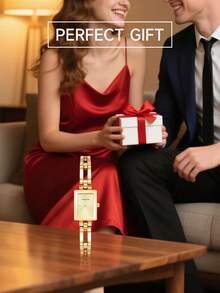 Anne Klein 女士时尚石英手链腕表，配可调节不锈钢表带 - 金色 - 查看 11