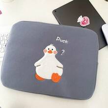 11英寸可爱鸭子图案笔记本电脑保护套，平板电脑收纳包，适用于13/14/15.6英寸笔记本电脑，适合学生和上班族日常使用。 - 彩色 - 查看 15