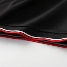 Men's Golf Polo Shirt, Fashion Business Casual Printed Short Sleeve Collared Design - Black - View 5