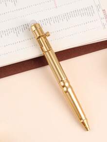 4pcs Creative Erasable Pen With Gun Trigger Design, Mechanical Pencil For Students, Bullet Sniper Ballpoint Pen With Blue Refill, School & Office Supplies, Back To School Essential - Multicolor - View 8