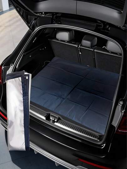 1pc Waterproof & Anti-Dirty Car Trunk Mat, Foldable, Durable, Multi-Functional Protective Pad, Suitable For All Car Models, Easy To Store And Clean Car Accessories