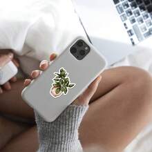50张家具美学贴纸，水彩贴纸，日记贴纸，可爱贴纸，时尚休闲贴纸，花朵贴纸，防水耐用贴纸，适用于水瓶、电脑、笔记本电脑、手机、行李箱、笔记本、冰箱等。 - 6 - 查看 7