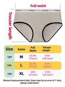 6pcs Women's Solid Color Minimalist Style Breathable Comfortable Daily Wear Triangle Panties, Black/White/Gray, Suitable For Young Ladies - Multicolor - View 6