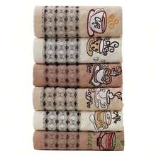 6pcs 25cm*50cm High Quality Waffle Weave Polyester Dish Cloths, Super Absorbent Kitchen Towels, Reusable Cleaning Rags Set For Home And Kitchen - Multicolor - View 11