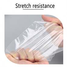 sealsuer 100个可重复密封透明塑料拉链袋,双层,厚度0.563毫米/2.216密耳,适用于旅行、运输和户外收纳,圣诞节和情人节礼物,透明塑料袋,冷冻袋,珠宝塑料包装袋,衣服/T恤/裤子透明包装袋,户外露营多用途工具包,周年纪念透明自粘袋 - 無色 - 查看 8