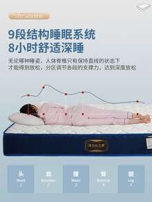 1pc 100*190*20CM~100*200*20CM Mattress, 5-Star Latex Spring Mattress, Spine-Protecting Home Double-Sided Firm Mattress, Rolled Memory Foam Soft Mattress - Multicolor - View 10